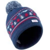 WEDZE BONNET DE SKI ENFANT - JACQUARD - BLEU MARINE