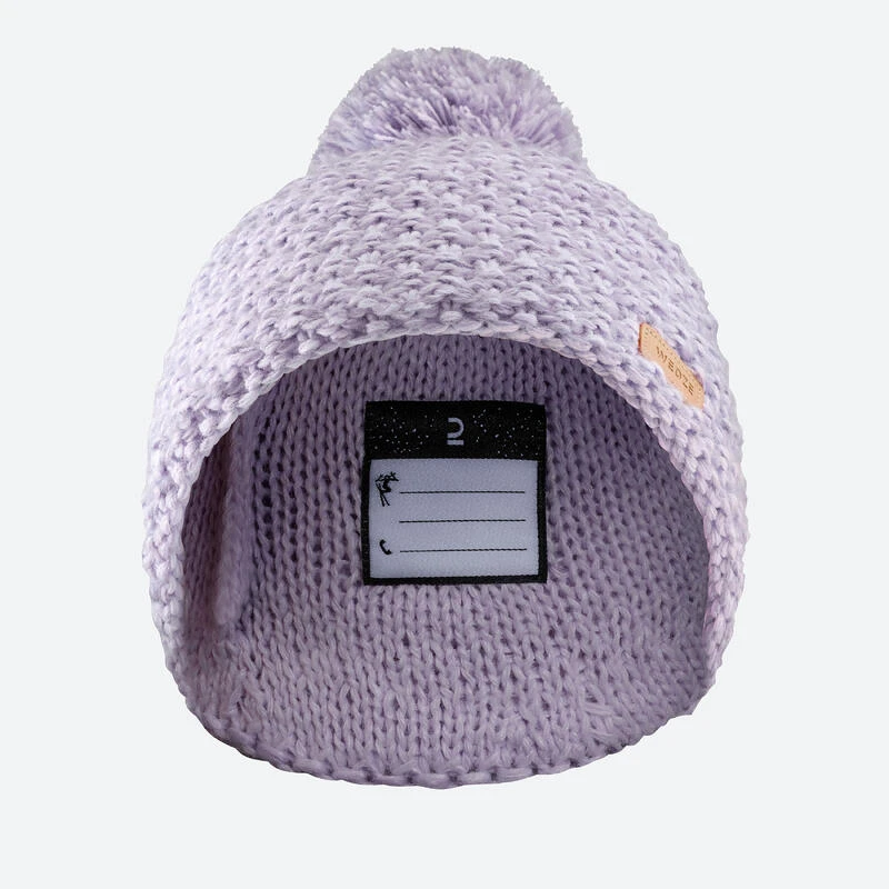WEDZE BONNET DE SKI MADE IN FRANCE ENFANT - TIMELESS - Violet â Image 3