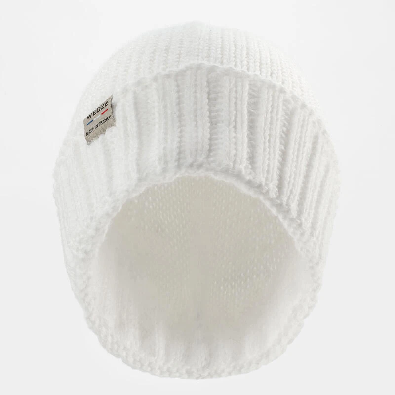 WEDZE BONNET SKI ADULTE MADE IN FRANCE BLANC â Image 2