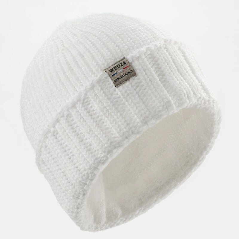 WEDZE BONNET SKI ADULTE MADE IN FRANCE BLANC â Image 4