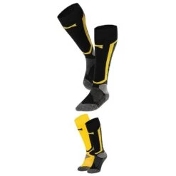 Chaussettes De Snowboard Xtreme Jaunes 2-PACK Unisexe