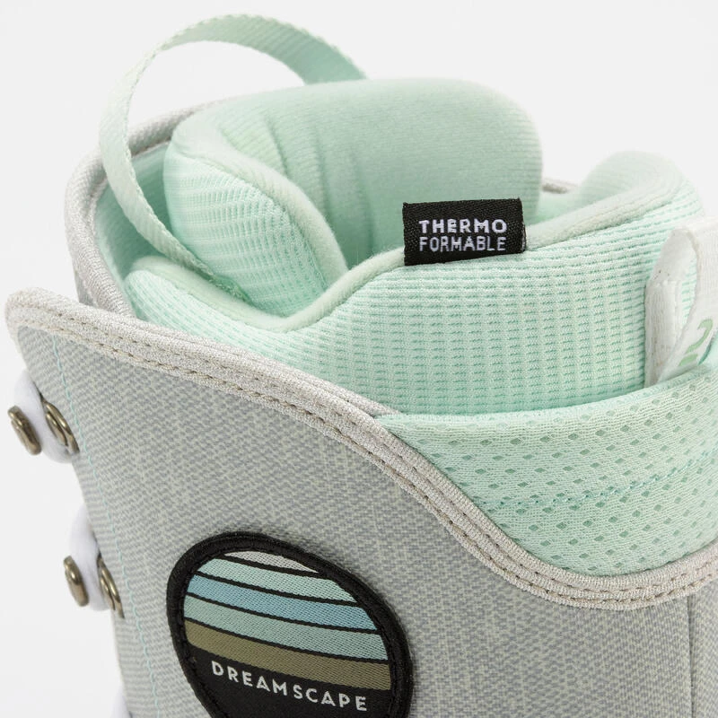 Chaussures De Snowboard Femme Débutante SNB 100 - Grises – Image 6