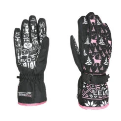 LEVEL Gants De Ski/snow Junior Ninja Pink Fille