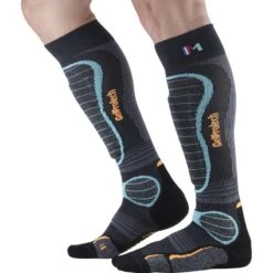 Monnet GELPROTECH SKI - Chaussettes De Ski Avec Protection Du Tibia En Gel.