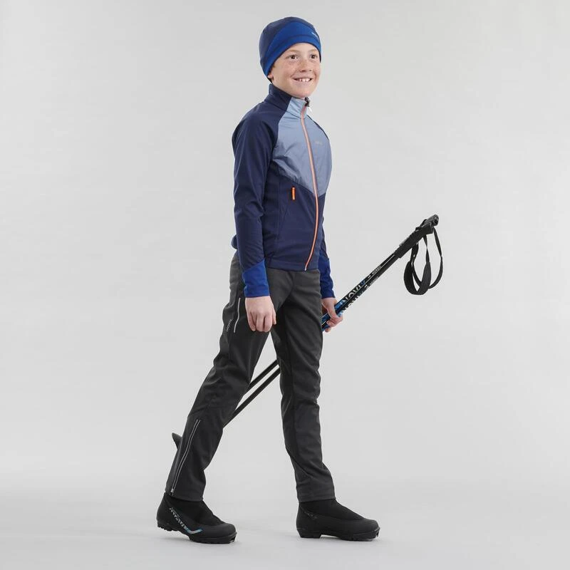 Pantalon Ski De Fond Noir XC S PANT 500 ENFANT â Image 2