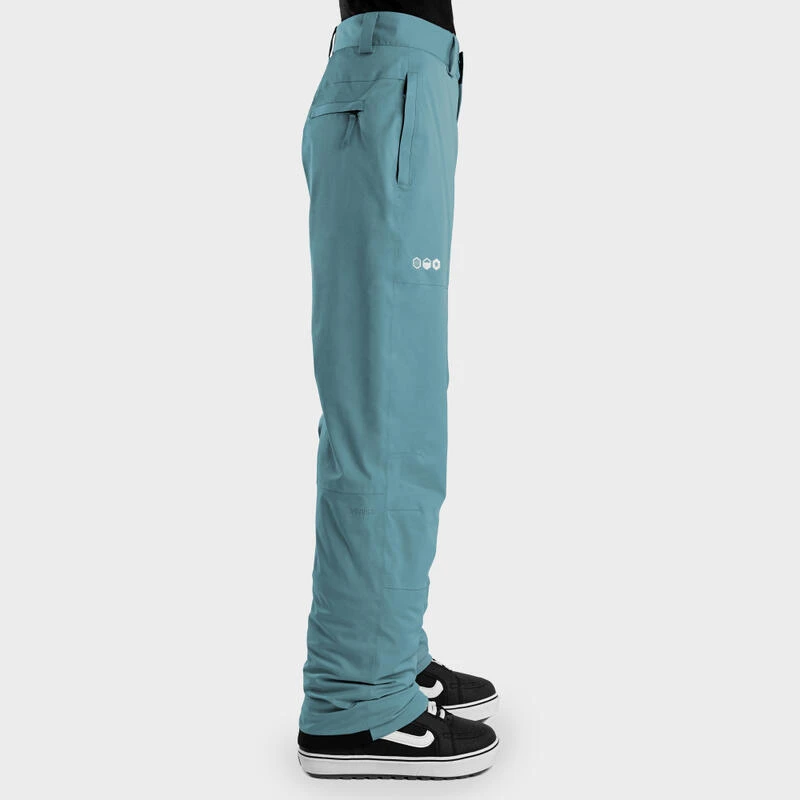 Pantalons Sports D'hiver SIROKO Slope-W Bleu Acier Femme â Image 3