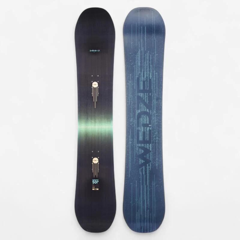 Planche De Snowboard Allmountain Freeride Femme - Serenity 500 Bleue