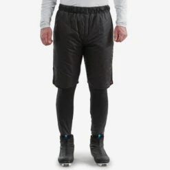 Short Chaud De Ski De Fond Noir XC S SHORT 500 - Homme