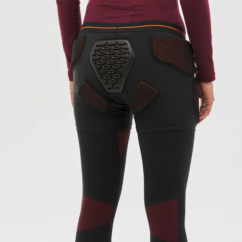 Short De Protection De Ski Et Snowboard Femme - DSH 500 Noir â Image 3