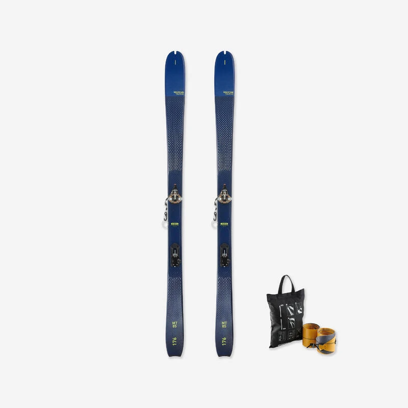 WEDZE SKI DE RANDONNÉE - MT85 + FIXATIONS TOUR LIGHT + PEAUX