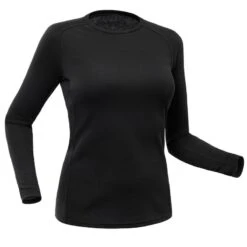 WEDZE Sous-vêtement De Ski Femme - BL 100 Haut - Noir