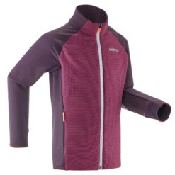 Veste De Ski De Fond Violette - XC S 550 - Enfant