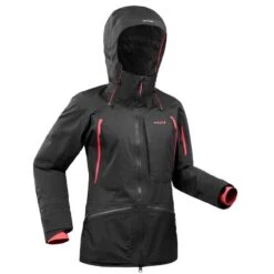 WEDZE Veste De Ski Freeride Femme FR900 Noir Rose