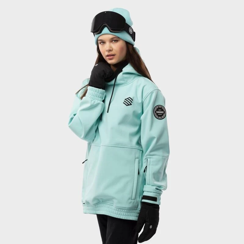 Veste Snowboard Femme Sports D'hiver W1-W Iceberg Turquoise â Image 3