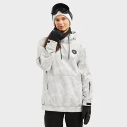Veste Snowboard Femme Sports D'hiver W1-W Tremblant Blanc