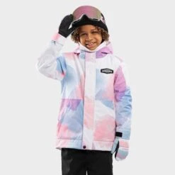 Veste Snowboard Garçon Sports D'hiver Enfants Dreamy Multicouleur