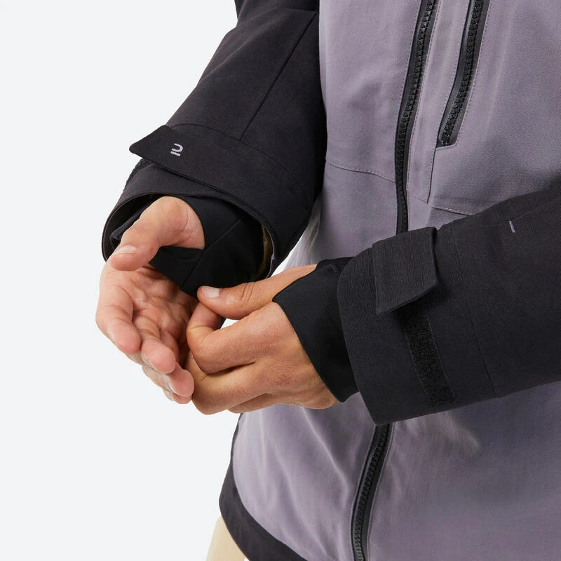Veste Snowboard Homme Compatible ZIPROTEC SNB 500 -Violette â Image 9