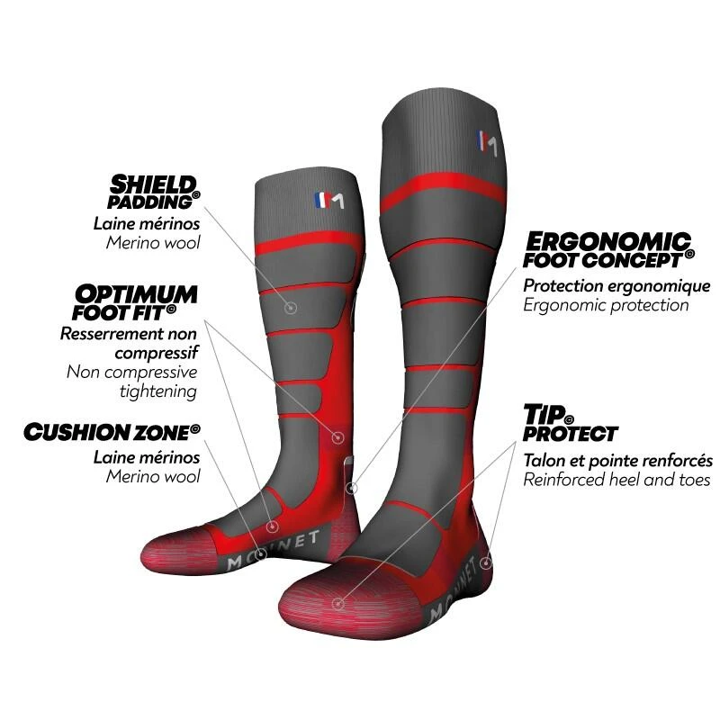 Monnet WOOLY JUNIOR - Chaussettes De Ski En Laine Mérinos Pour Les Juniors. – Image 5