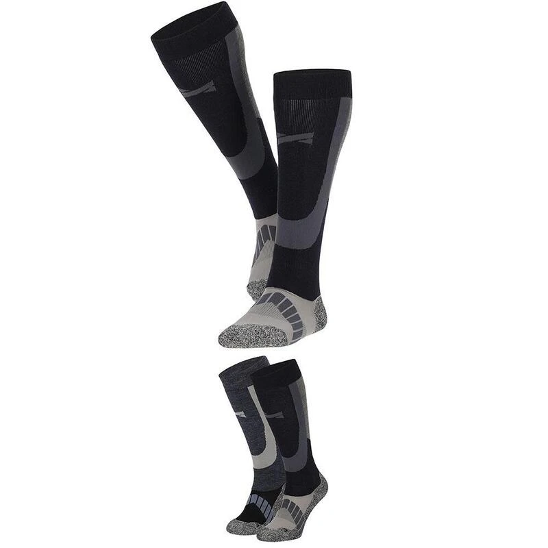 Xtreme Chaussettes De Ski Unisexe Lot De 2 Multi-marine â Image 2